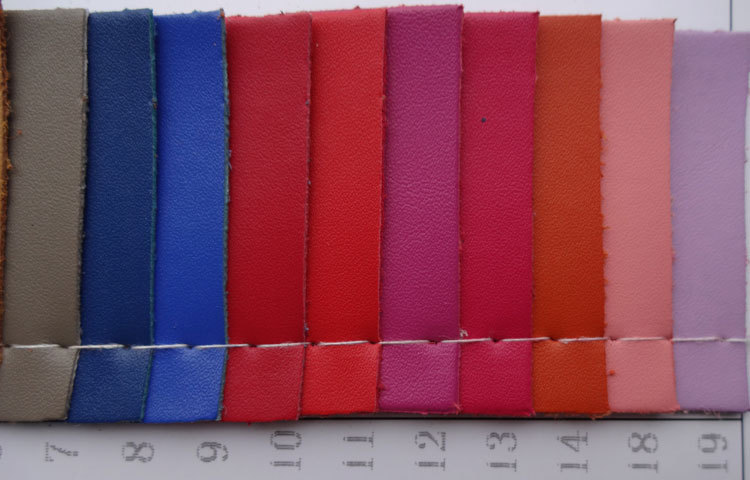 100纹仿真皮pu色卡2红色