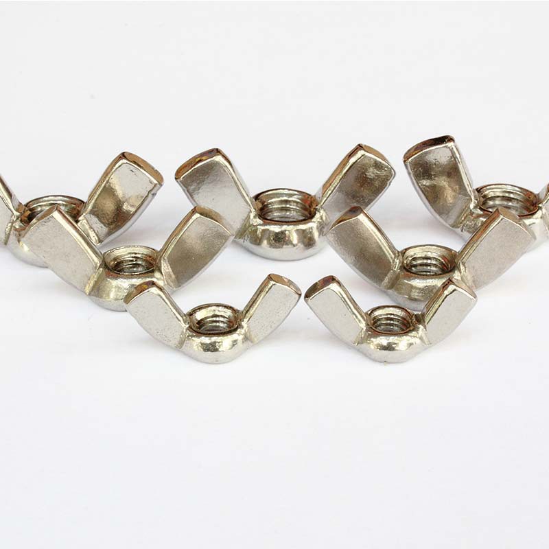 艺进牌大量批发304不锈钢蝶形螺母m5m6m8蝴蝶螺母手拧螺母