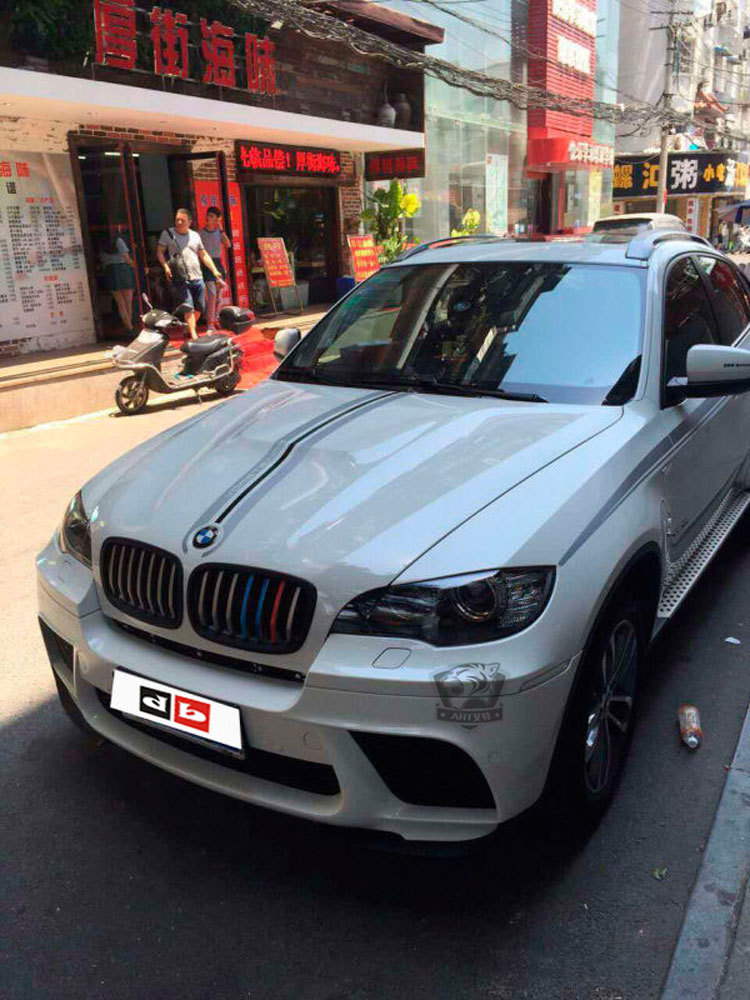 适用于 宝马x6 e71改m-performance款前杠总成 mp大包围 带包角