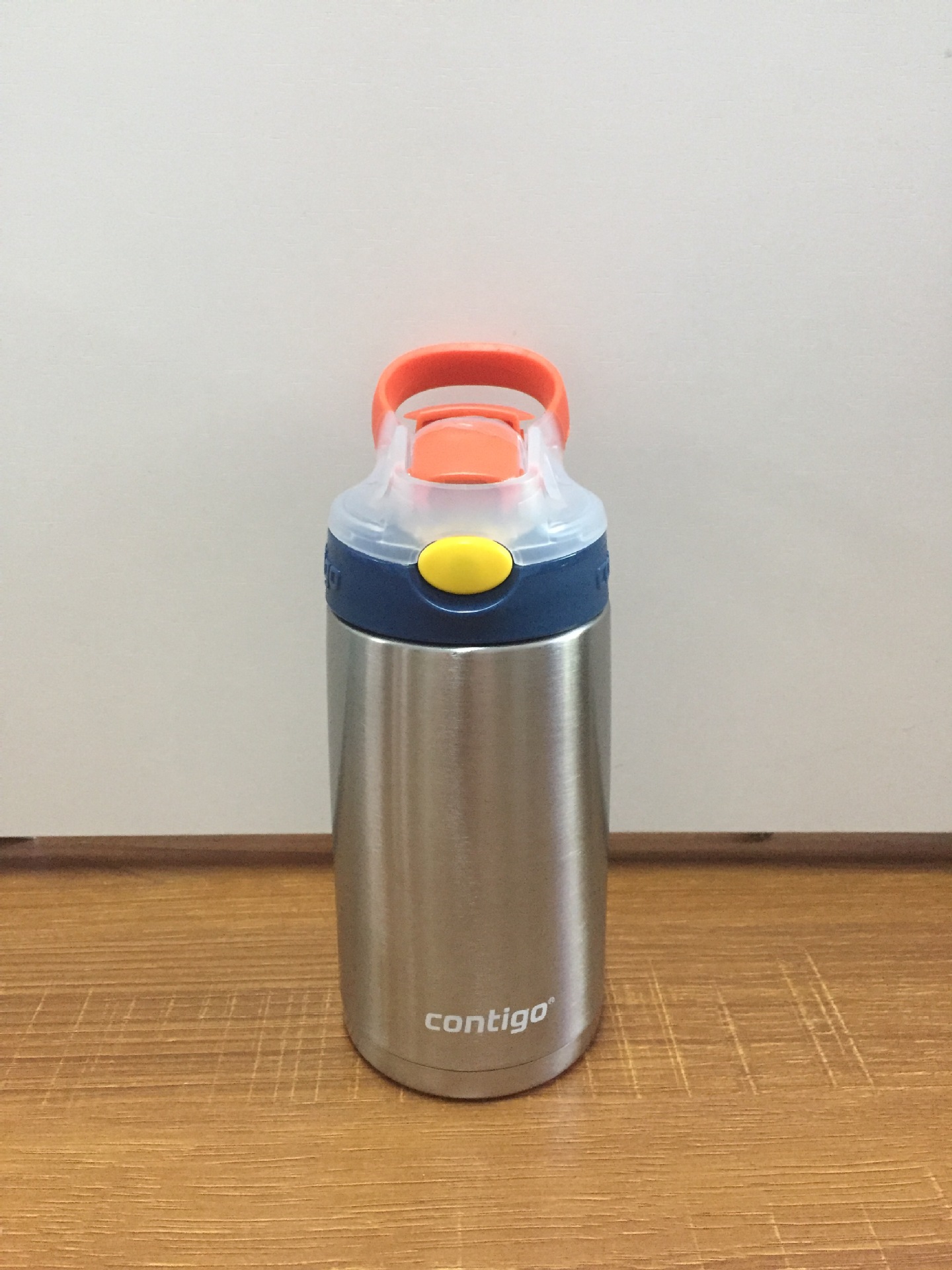 美国contigo康迪克不锈钢保温杯独立包装400ml 红蓝桔 三色