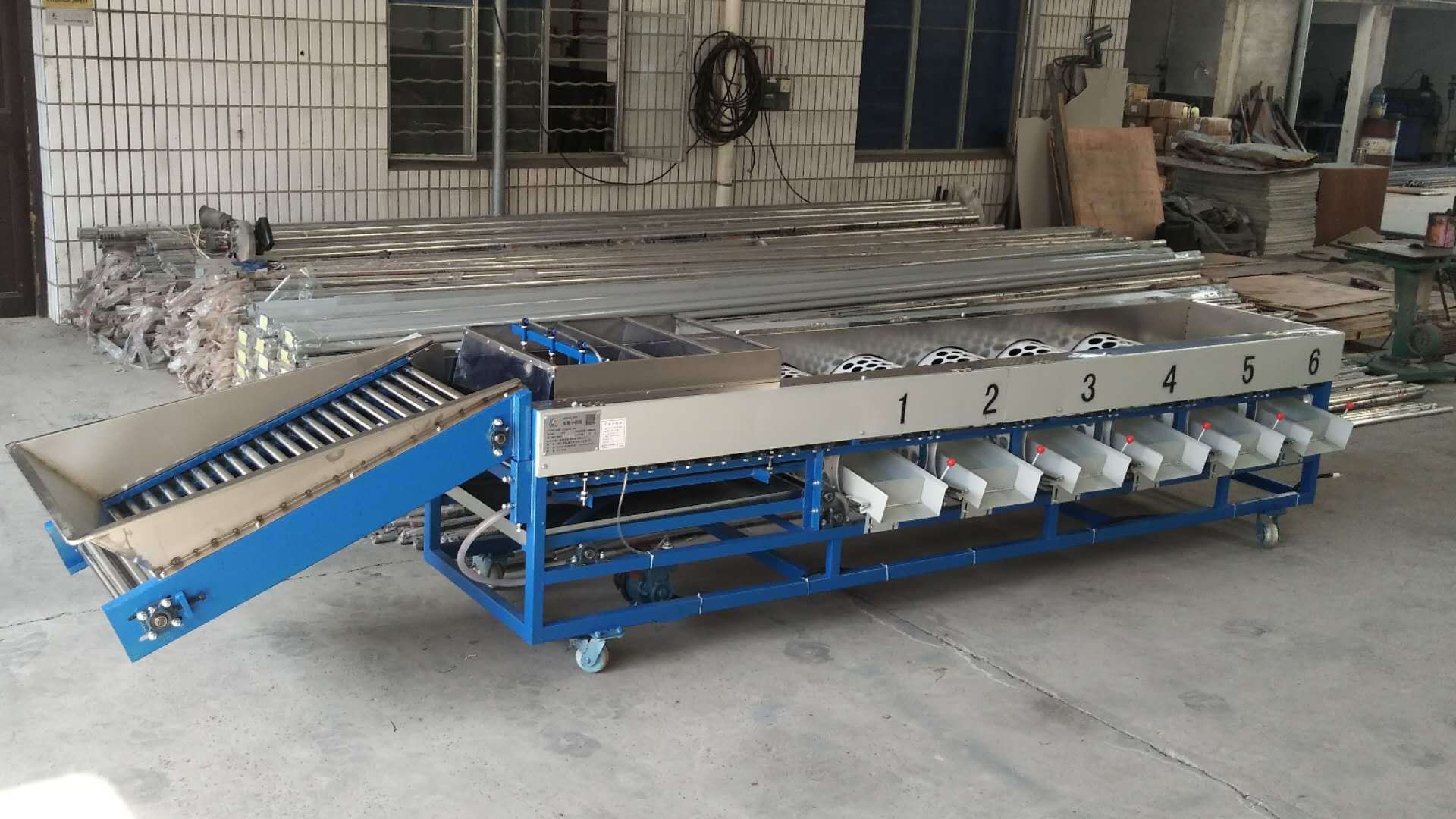 水果分级机柑桔大小选果机果蔬滚筒分选机柑桔分选机厂家直销