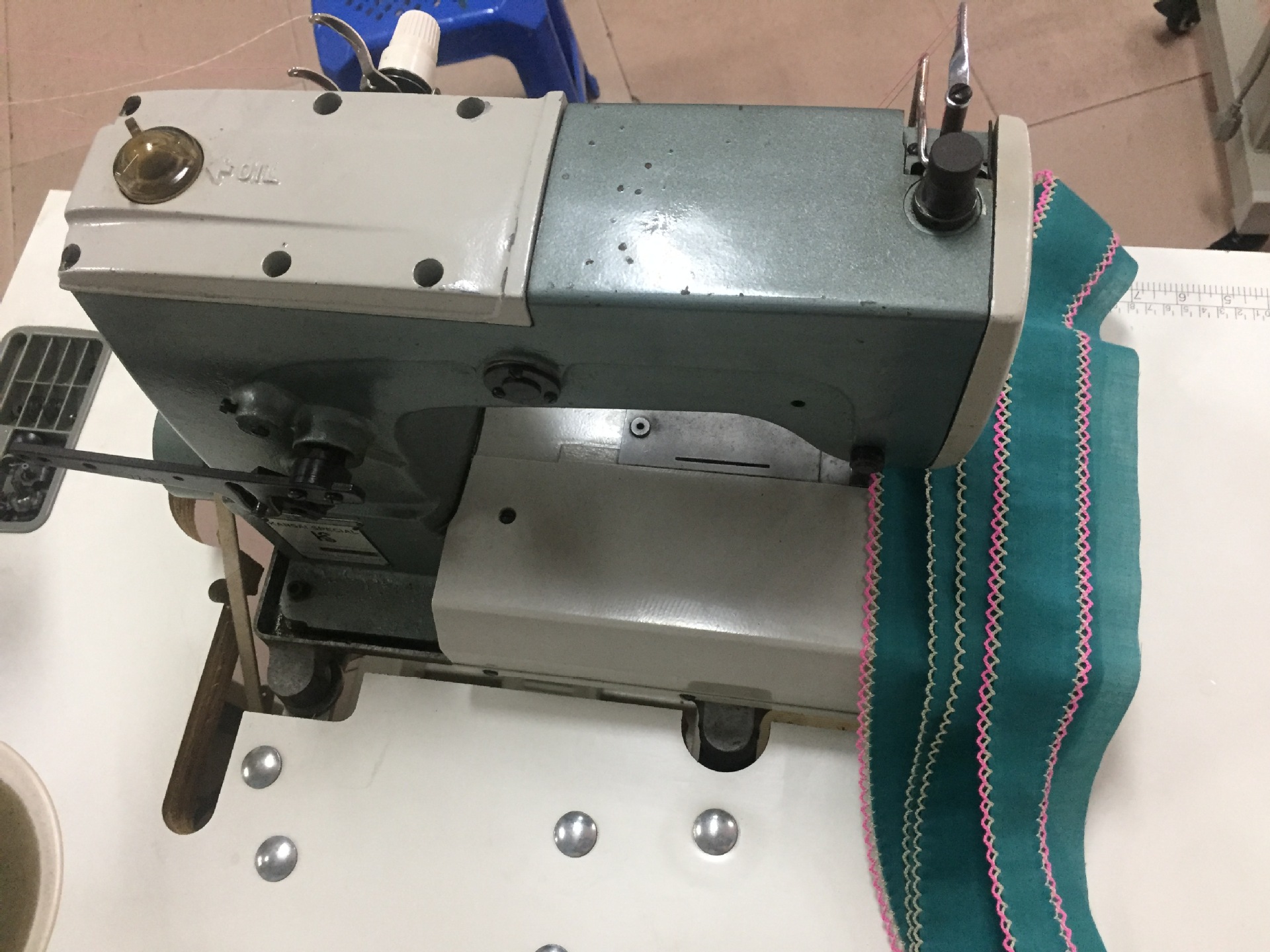 二手日本关西牌1302狗牙花边机