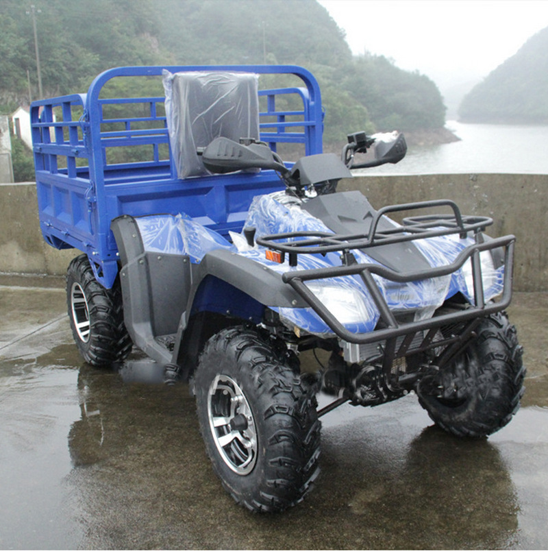 水冷带货箱四轮沙滩车 四驱两驱轴传动