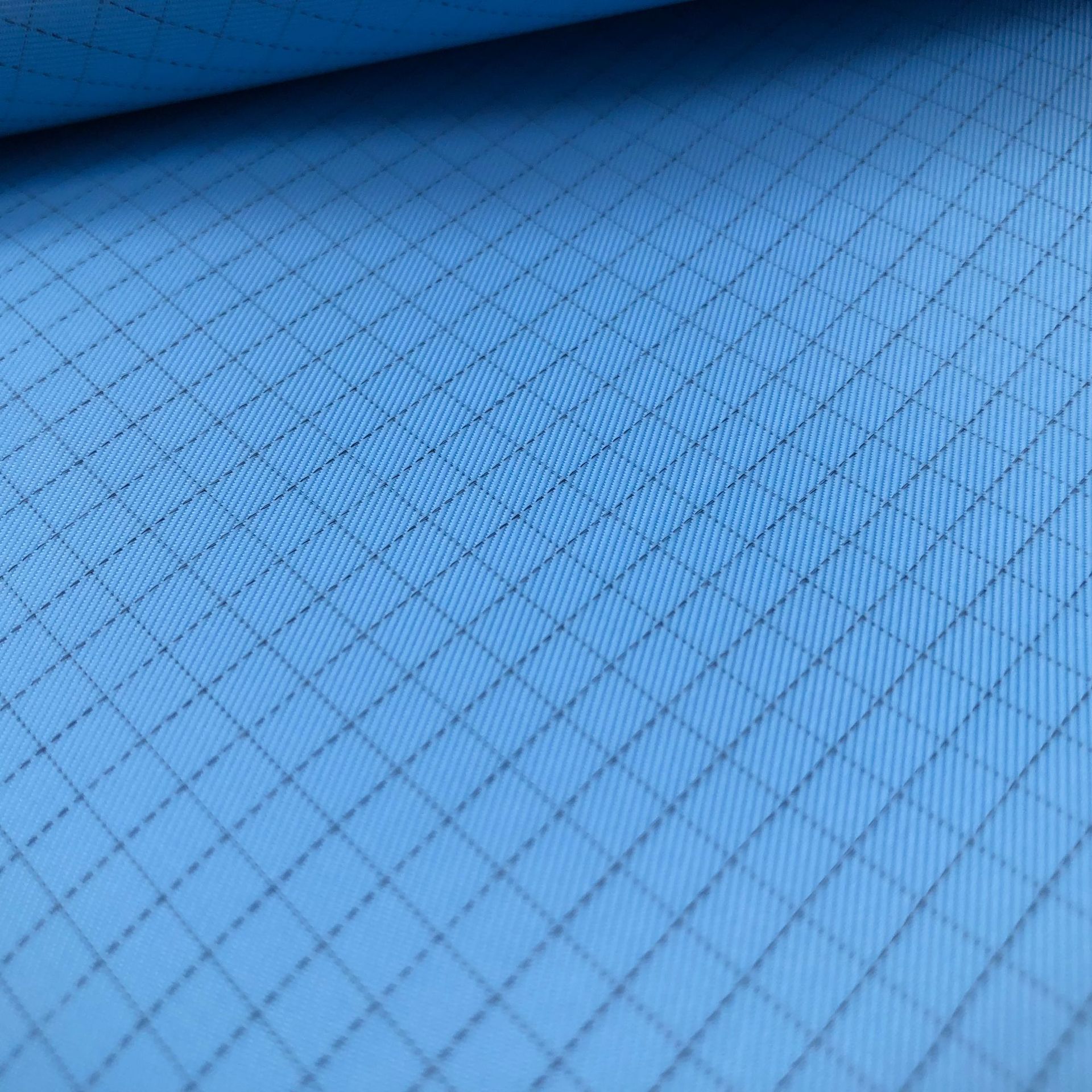 防静电绸045cm网格75dx75d23斜灰丝防静电布料f8300