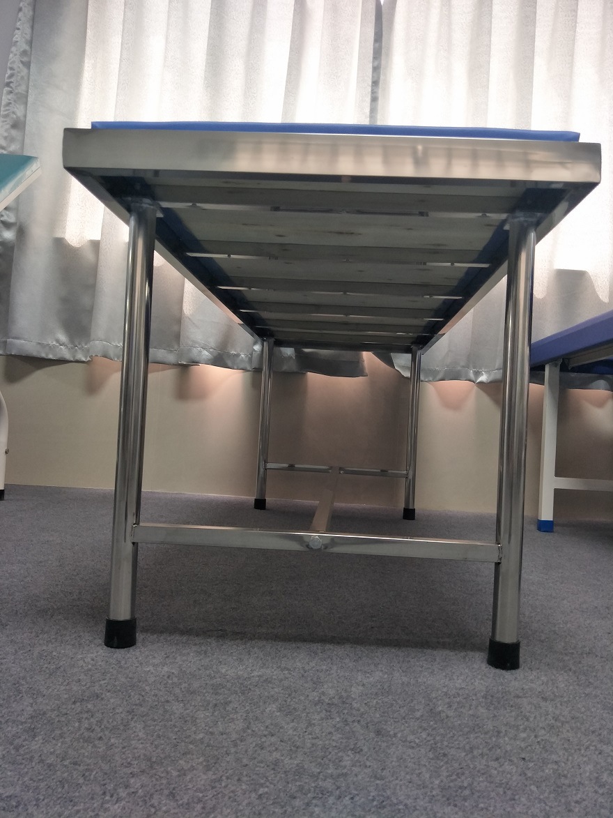 不锈钢圆腿检查床01