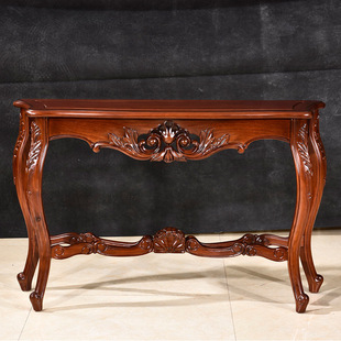 红木家具欧式平头案台花梨木供桌红木条案条几玄关桌美式条案