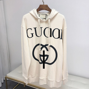 秋冬字母酷奇卫衣宽松男女明星同款连帽衫上衣