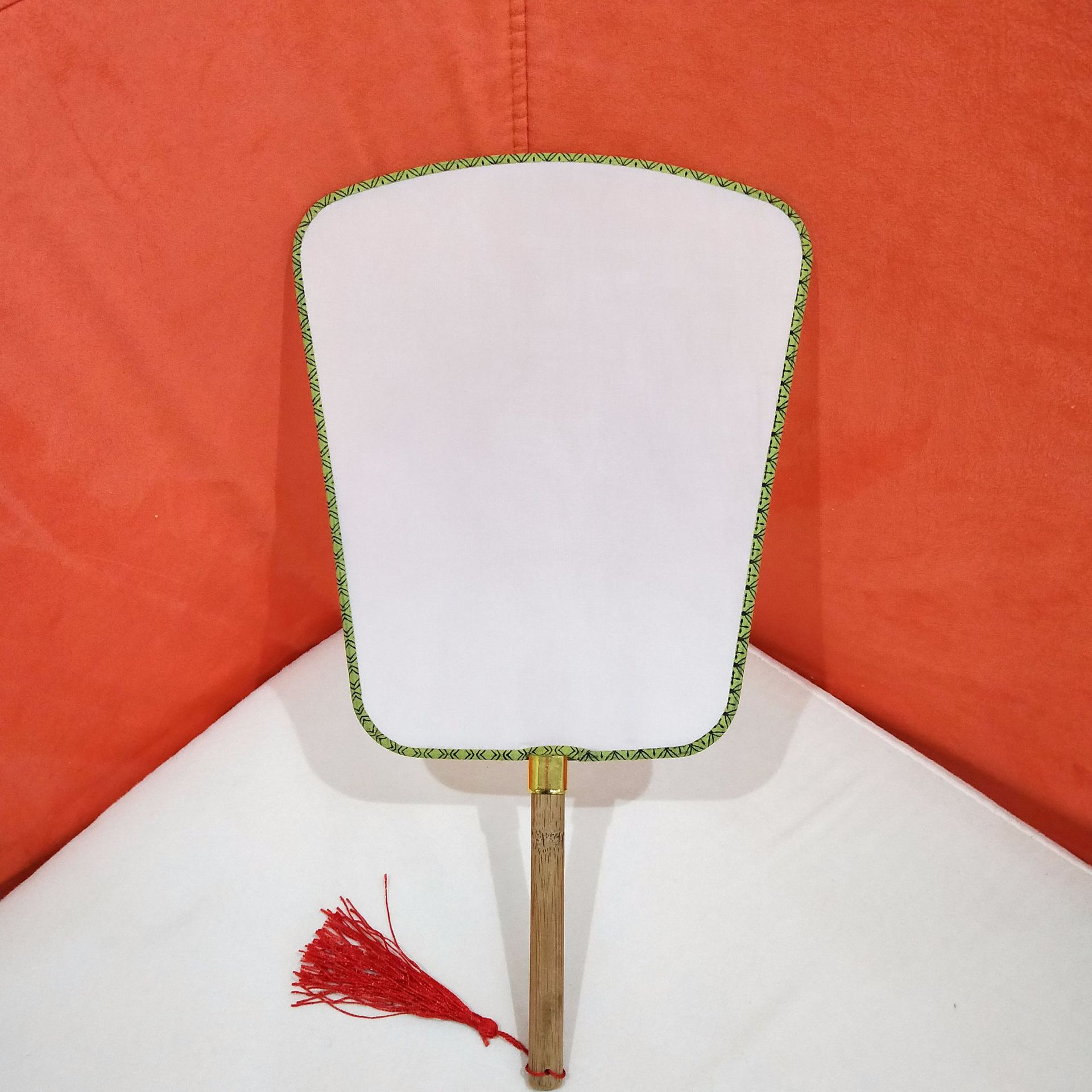 竹柄空白芭蕉扇儿童diy手绘宫扇幼儿园学习美术材料厂家,质