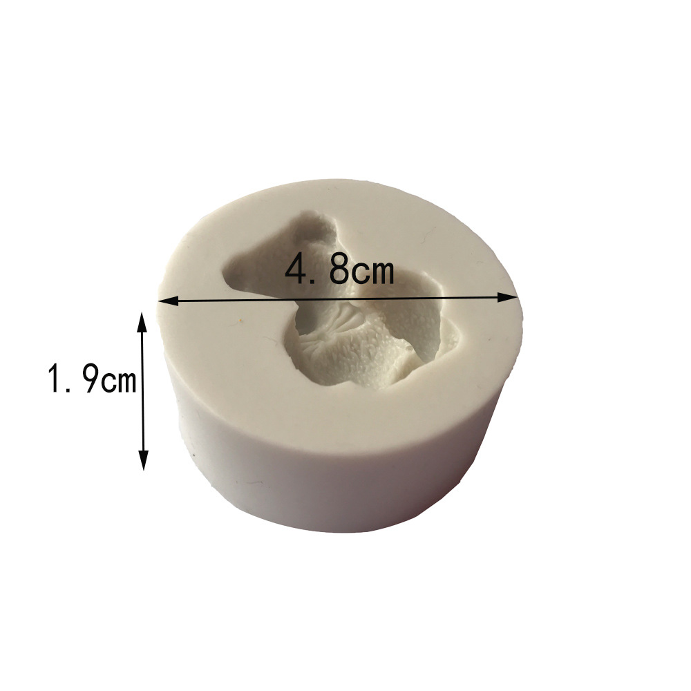 迷你熊液态硅胶模具,翻糖diy软陶黏土造型工具010018