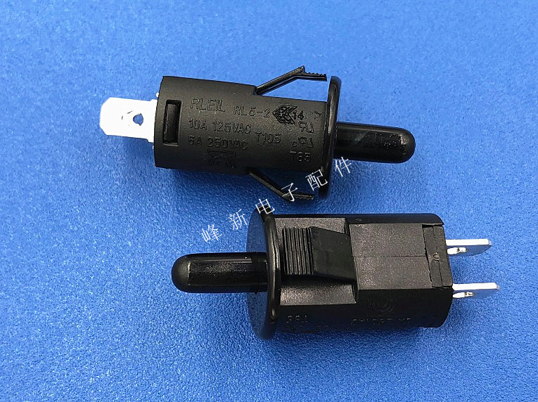 台湾圆形开关行程限位微动开关常开rl5-22脚伸缩开关10a门柜开关
