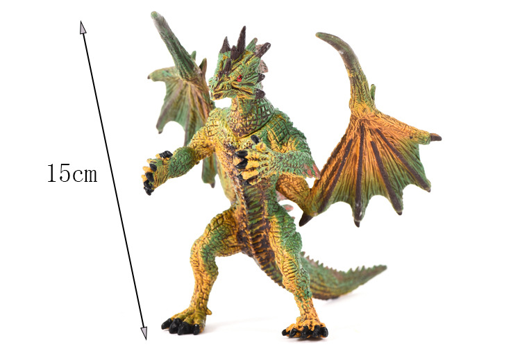 跨境仿真恐龙模型玩具 西方魔法龙侏罗纪地狱飞龙模型龙益智玩具