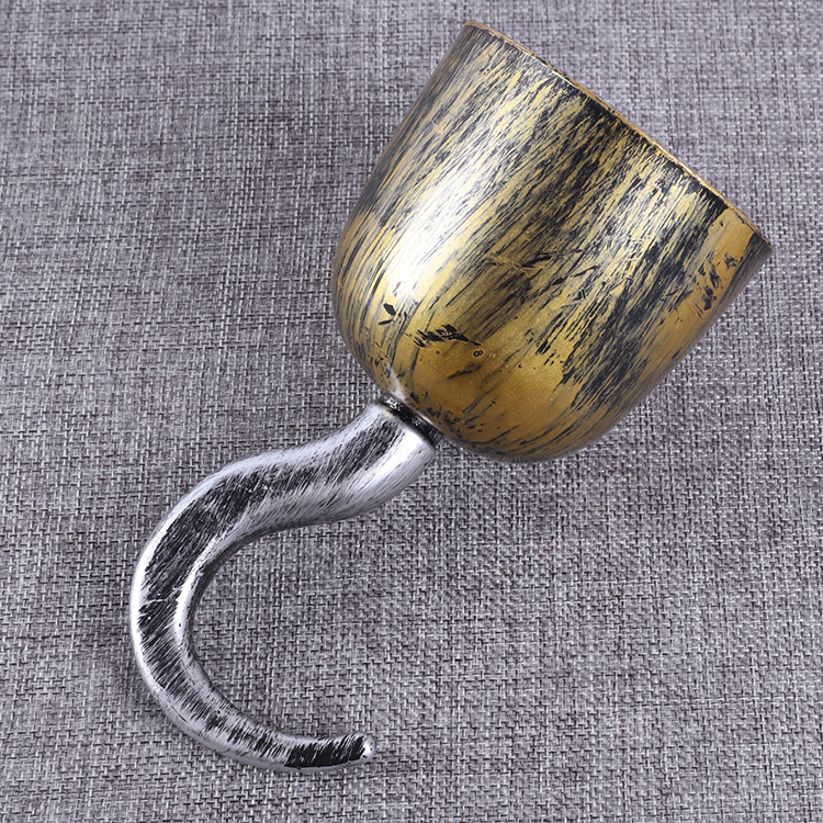 万圣节装扮吓人海盗船长鹰吊钩 无手惊悚手钩 舞会化妆套手弯钩