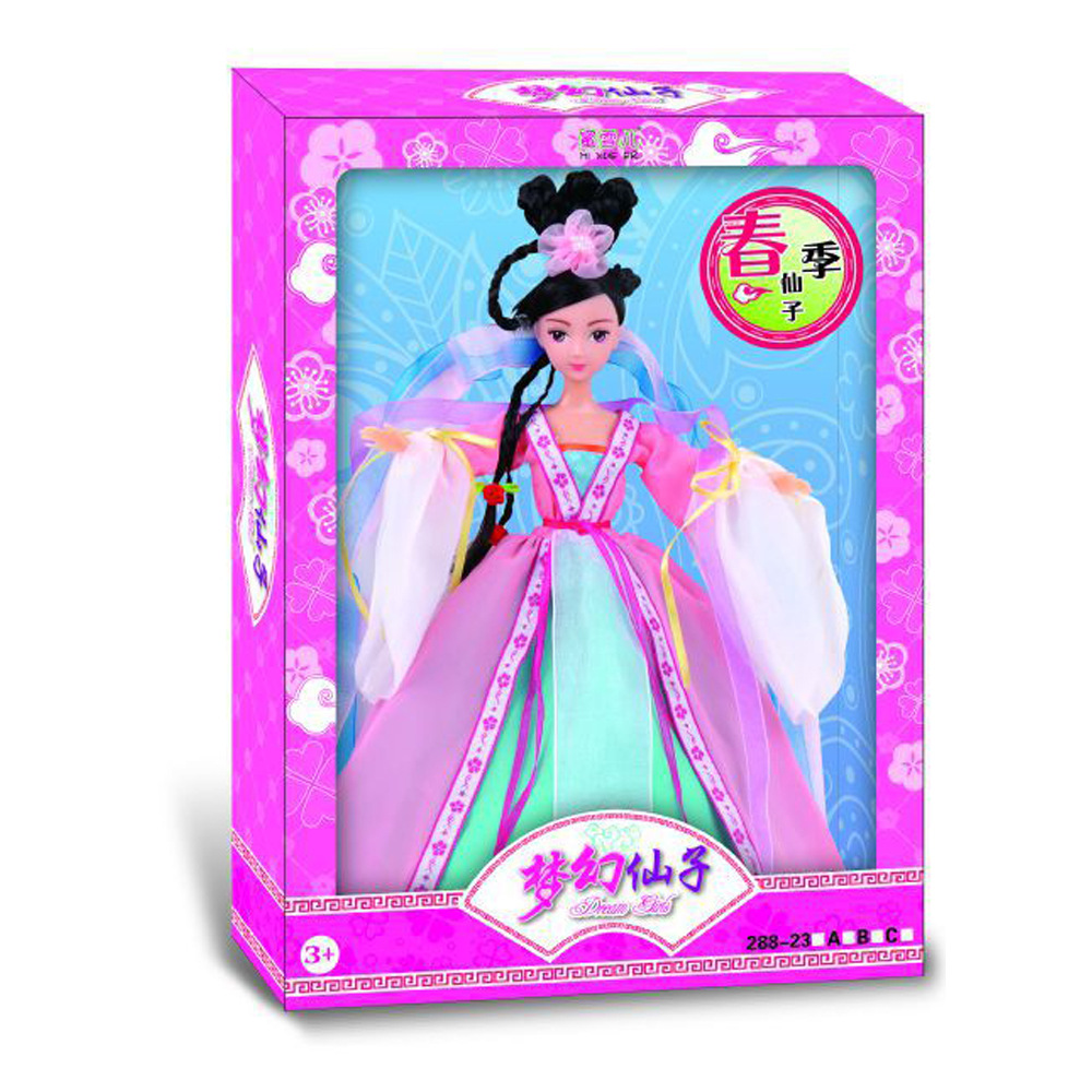 Factory Direct Sales Simulation Fantasy Fairy Costume Series Doll Girl Interactive Play House PVC Doll Toys