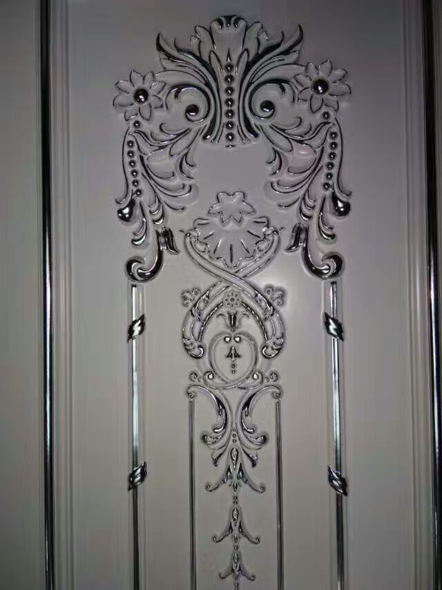 厂家供应台湾银箔 天花 家具线条 表面装饰贴银箔 颜色正不易变