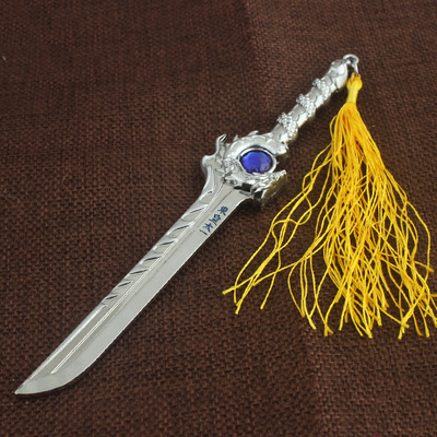 w33 动漫周边兵器金属东皇太一双刀创意初中学生礼品手游玩具