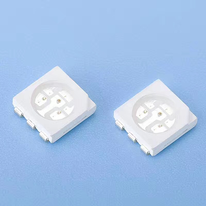 厂家直供led发光二极管贴片式led灯珠5050rgb