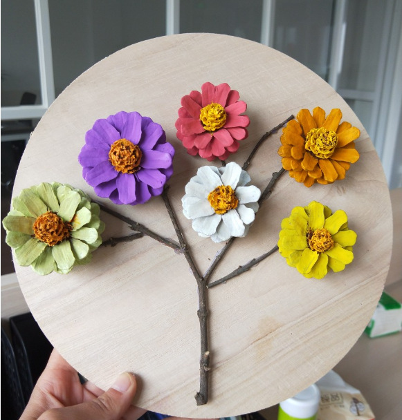 手工diy圆形桐木木板定做定制实木木块一字隔板