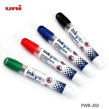 日本Uni三菱|PWB-202|1.8~2.2mm圆头白板笔|写白板的水性记号笔