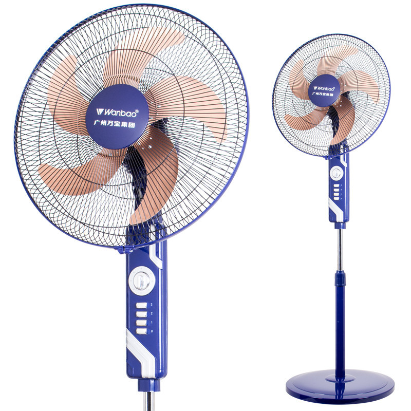 批发万宝牌电风扇落地扇家用立式18寸铝叶大风力机械摇头客厅风扇