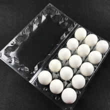 15枚装中号加厚鸡蛋盒 塑料透明鸡蛋托 PVC吸塑鸡蛋盒 分装鸡蛋托