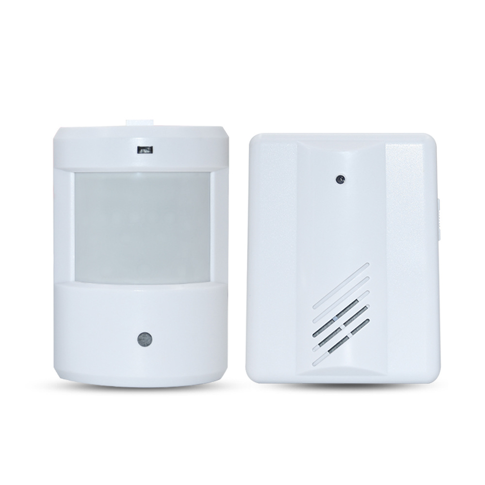 亚马逊感应门铃 报警器人体红外感应迎宾器 家用门铃一拖一远距离