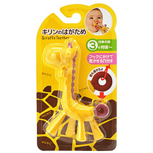 日本本土KJC小鹿长颈鹿咬胶猴子木马婴幼儿磨牙棒3个月玩具咬胶