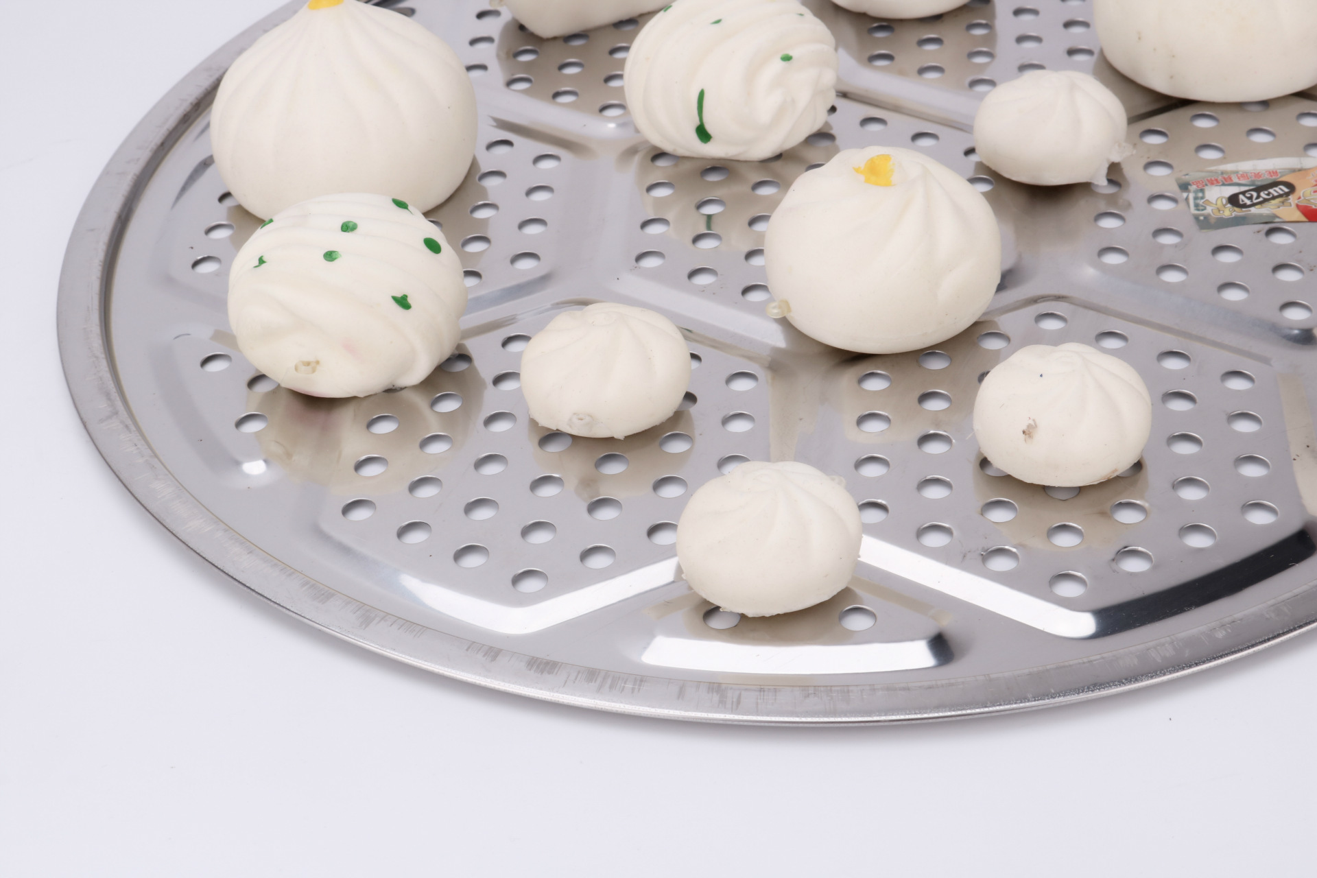 26-68cm加厚不锈钢圆形蒸片 能亮蒸盘架蒸片炊架 大蒸架