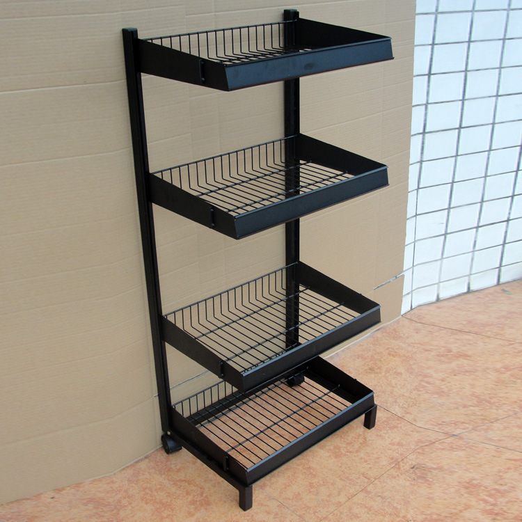 专业定制 奶茶饮料超市零食挂架 多层零食饮料展示架