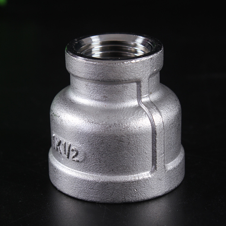 厂家直销304不锈钢丝扣大小头 异径管箍 内螺纹