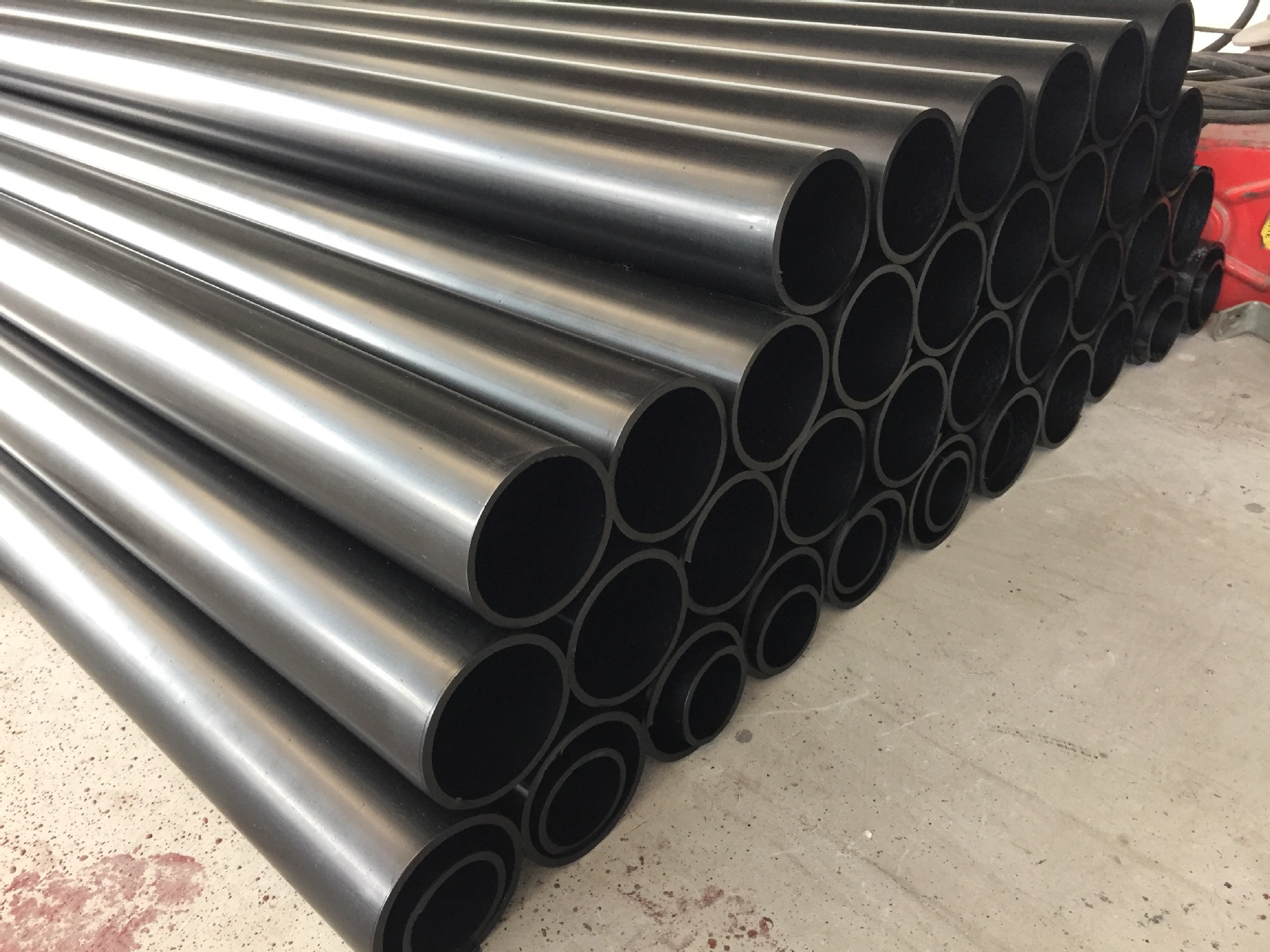 江苏黑色pe管 pe给水管排水管 小口径pe管dn75塑料pe管