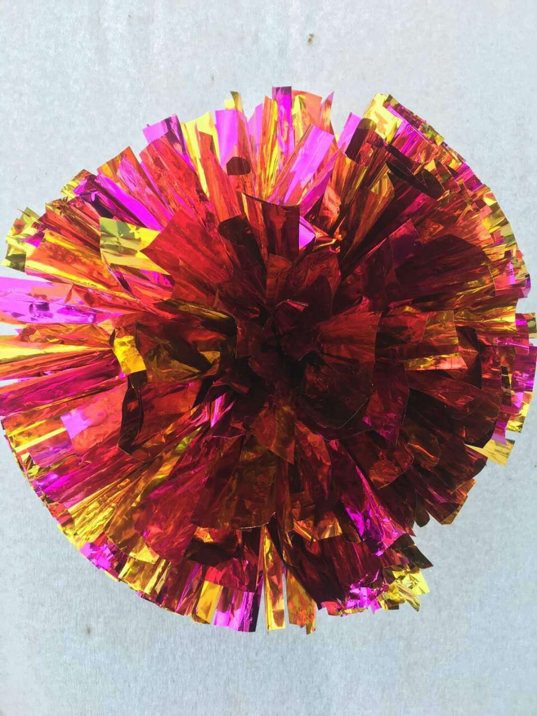 单头运动会道具啦啦队花球 节日派对助威道具手摇花 啦啦操花球