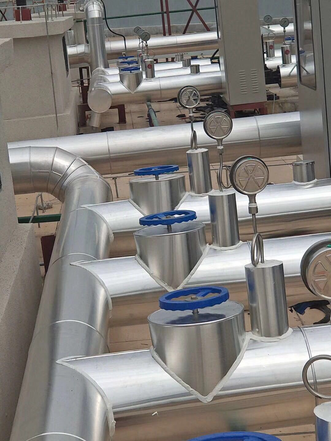 铝皮保温工程施工保温外包铝皮工程施工蒸汽电力管道保温工程施工