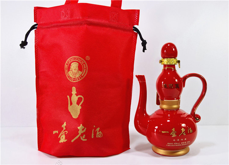 铁木真一壶老酒42度 500ml 清香型 (一件4瓶 5.92公斤)