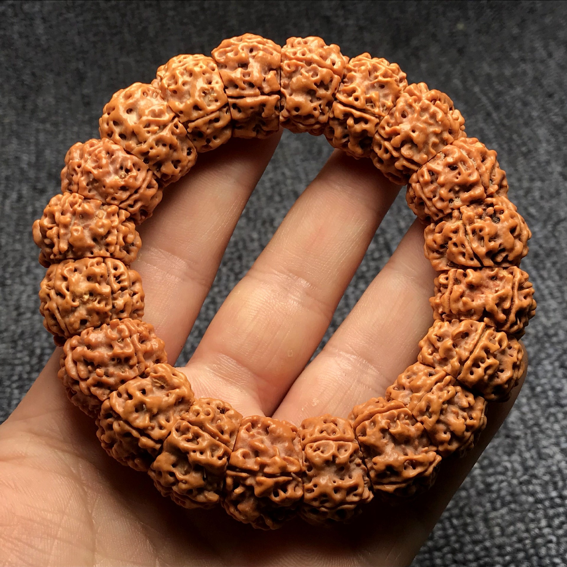 厂家供应尼泊尔金刚伏魔圈 精工扇面金刚手串 五瓣火焰纹金刚菩提