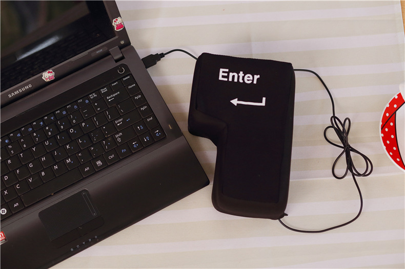 发泄enter回车键超大号电脑办公巨型程序员减压神器889