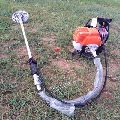 轻便小型农用除草机 药材割草割灌机 便携式松土锄地锄草机