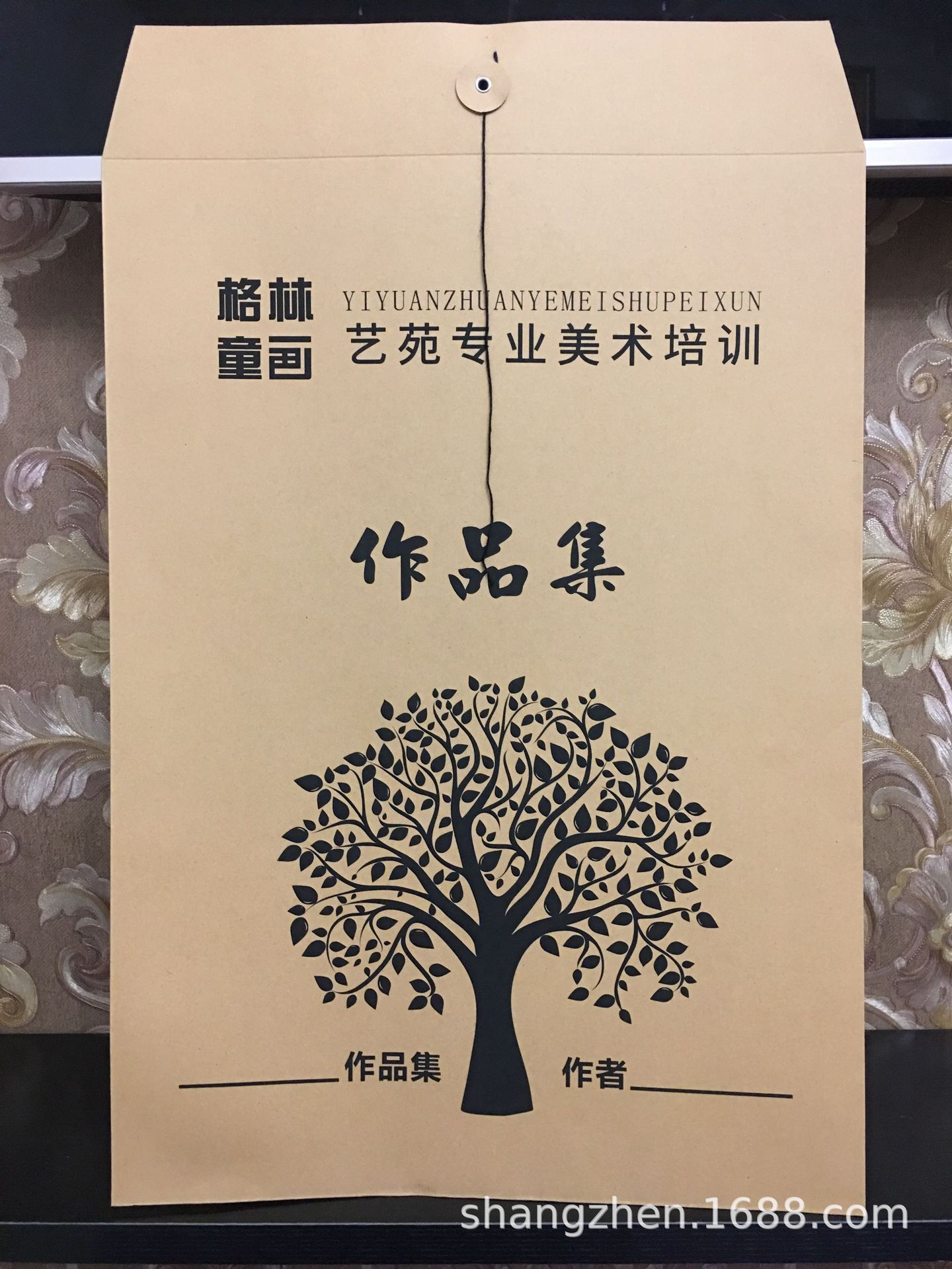 单色4k8k美术作品档案袋 儿童绘画袋 作品集等大尺寸定做