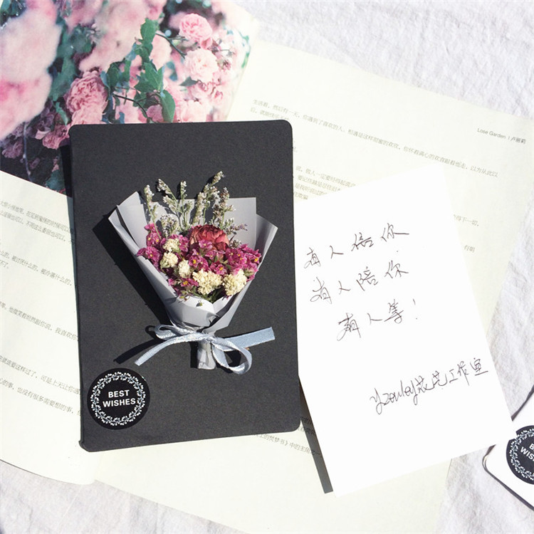 厂家直销小玫瑰花束贺卡生日贺卡情人节贺卡