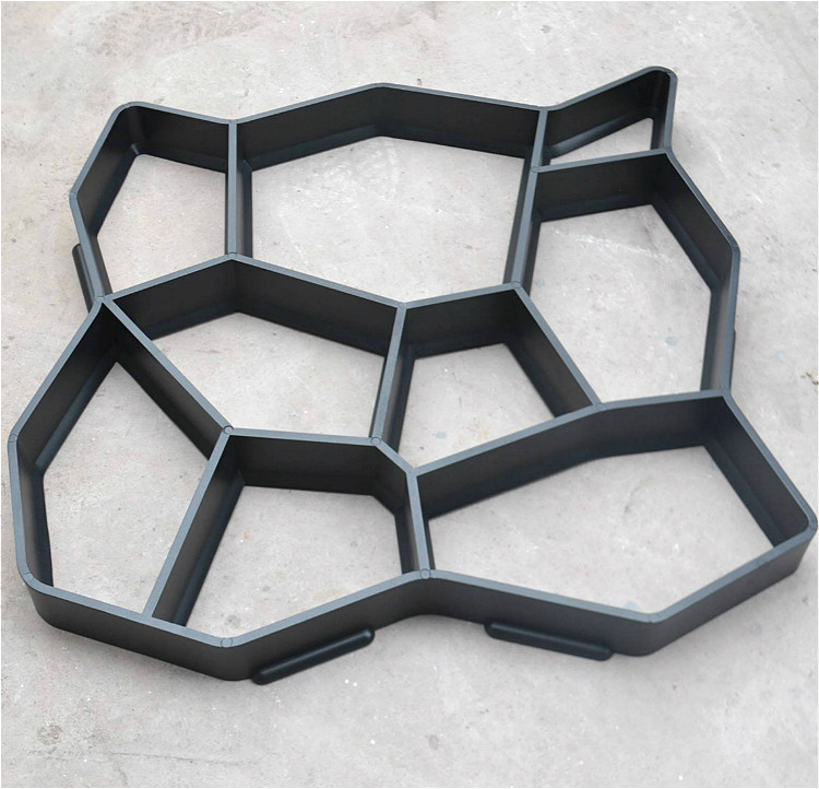 塑料水泥模具diy铺路模具水泥地砖花园景观路文化石铺路模具地模