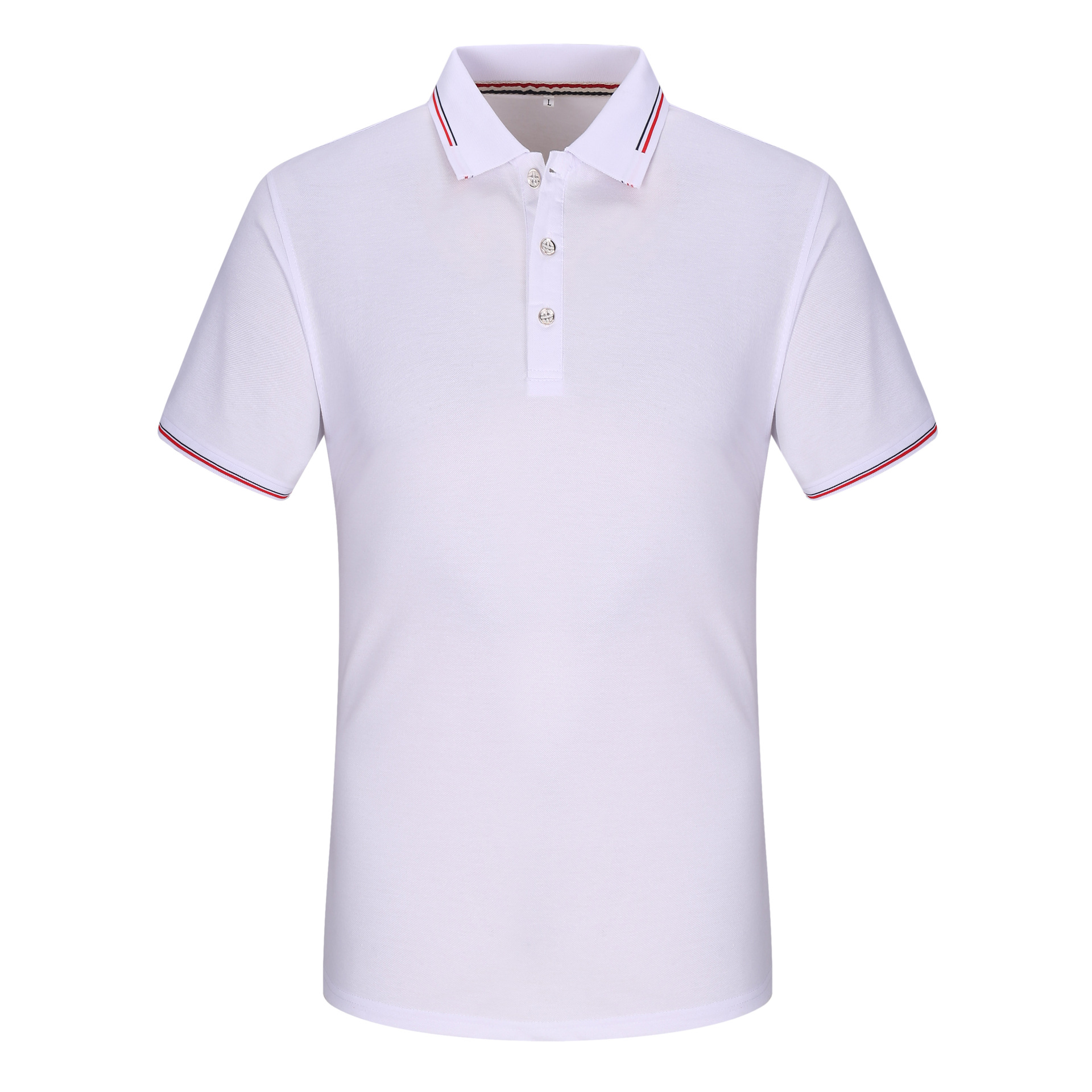 2018新款丝光棉t恤polo广告衫 工作服企业班服定制 双面领翻领衫