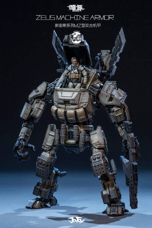 joytoy 暗源 2018款超可动中型攻击机甲新宙斯军事收藏手办玩载具