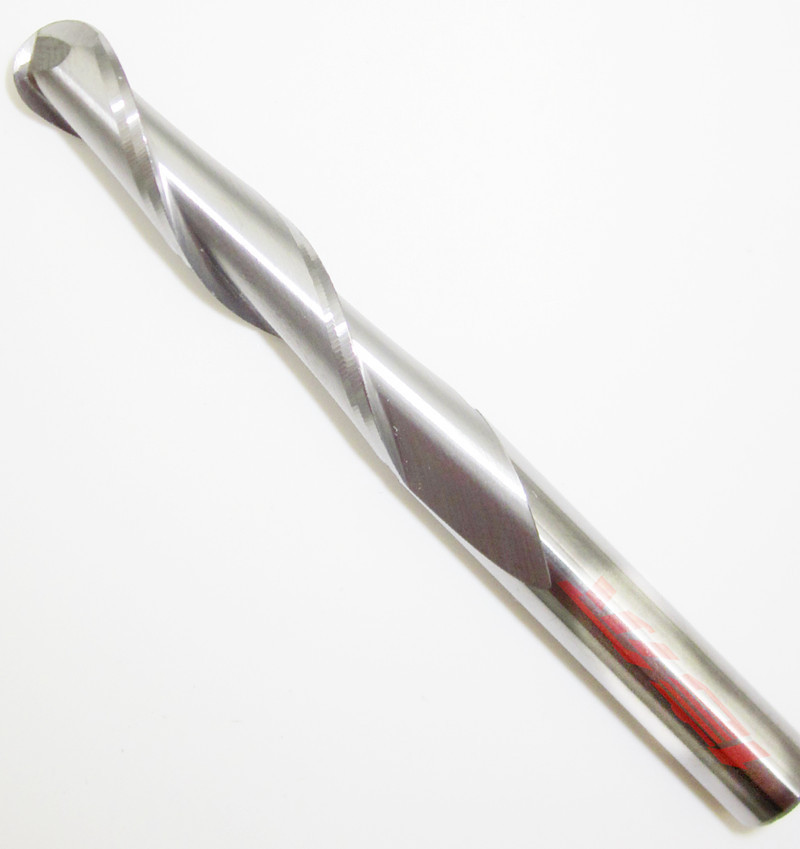 4mm6mm双刃螺旋铣刀麻花刀雕刻机配件工具硬质合金刀具广告雕刻刀