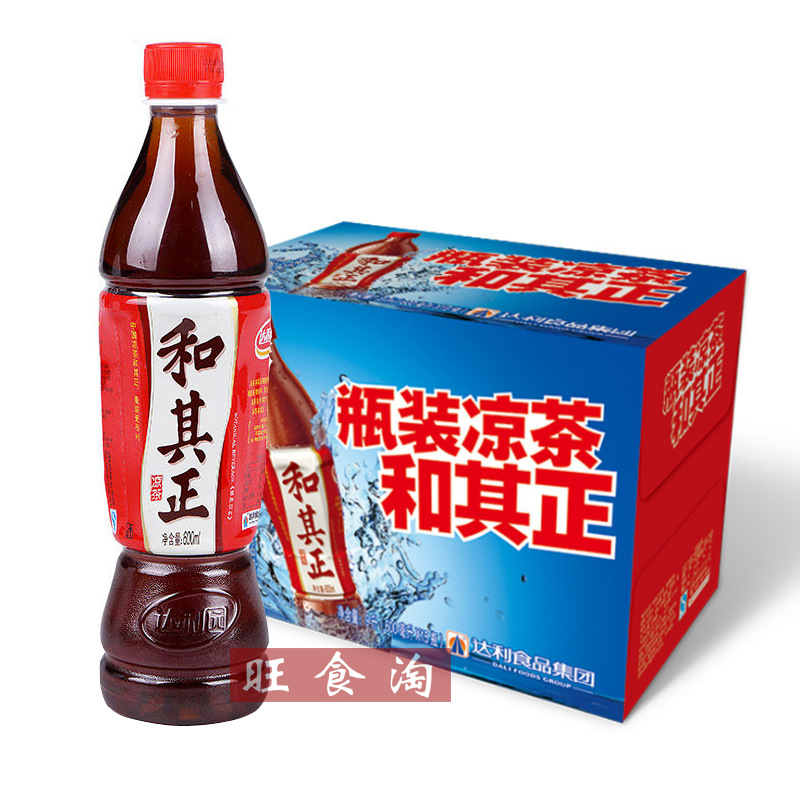达利园和其正凉茶茶饮料550ml*15瓶整箱批发草本植物饮料【上海满