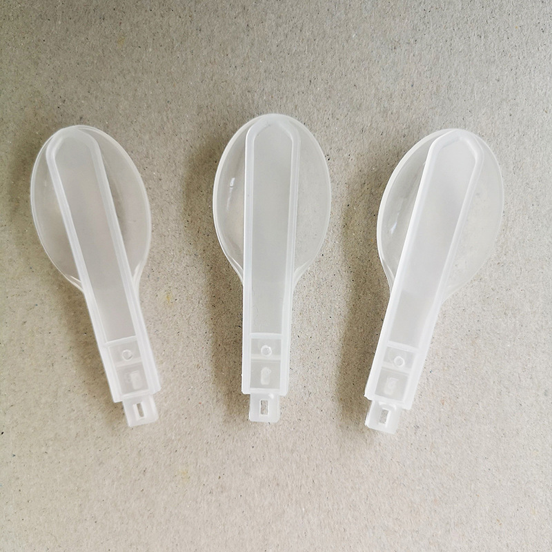 一次性长勺子塑料 一次性勺子塑料折叠