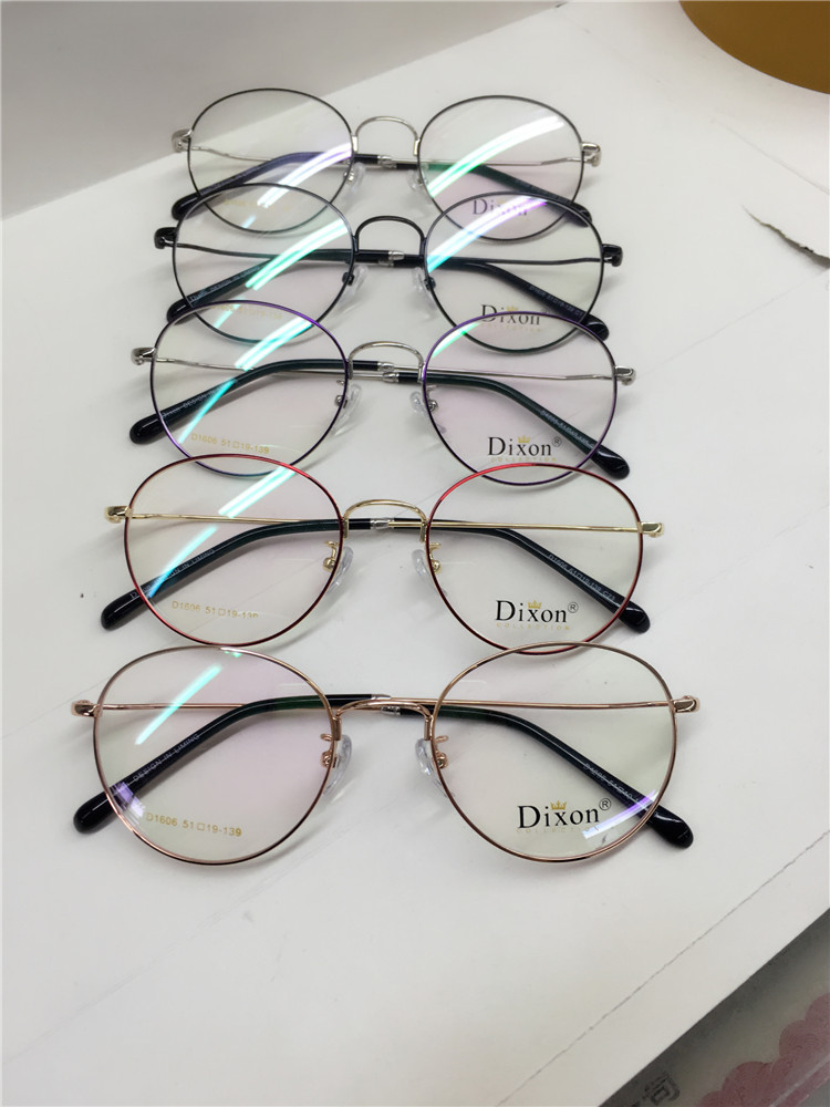 迪克逊18年11月26号返单款,圆形复古时尚超轻镜架1606