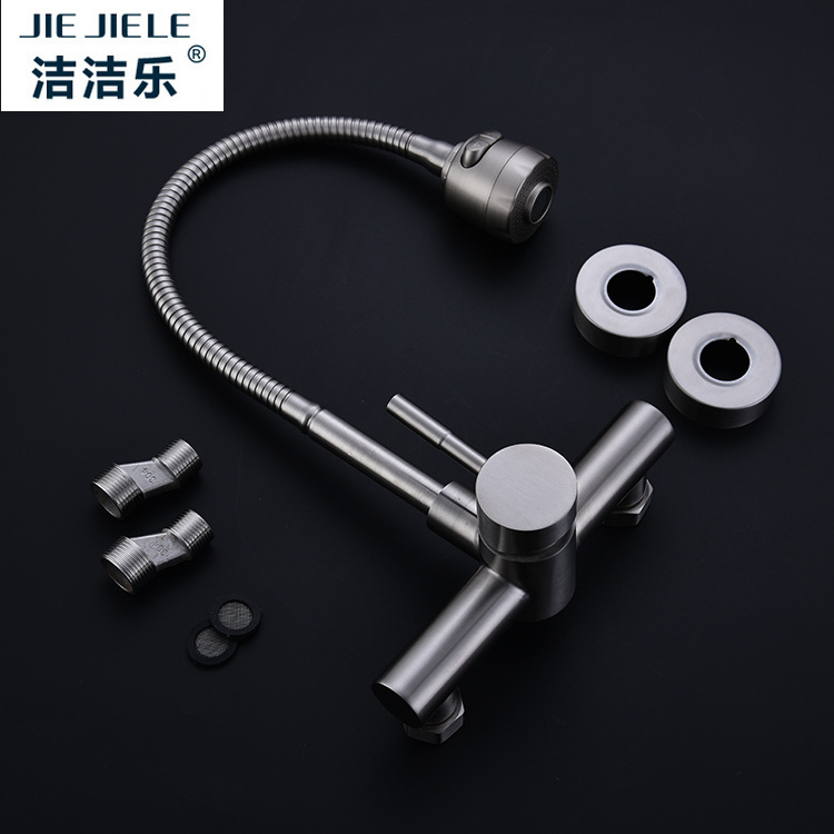 Hotel Engineering 304 Stainless Steel Shower Hot and Cold Faucet Shower Faucet Mixing Valve Concealed Factory Direct Sales