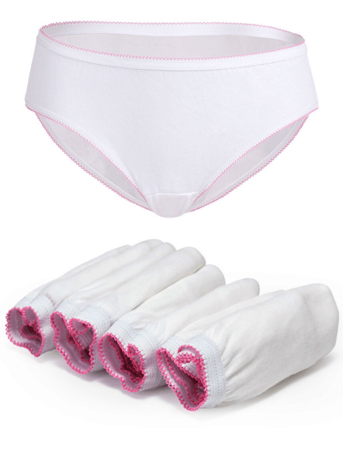 一次性纯棉内裤5条装 女士经期免洗短裤 旅游出行便携女生内裤