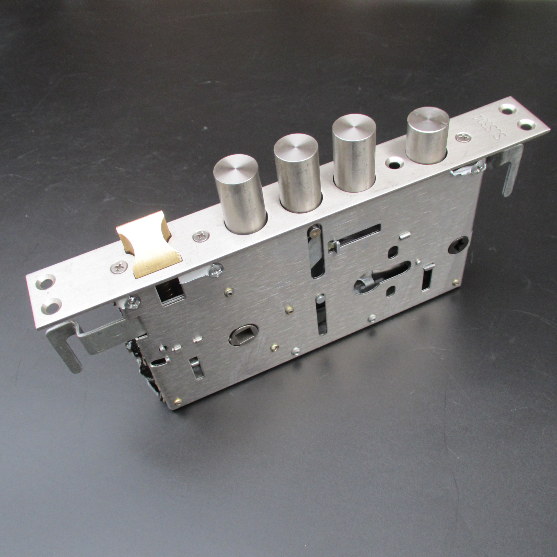 双快双活304不锈钢锁体防盗门指纹锁体密码锁大霸王通用型240*30