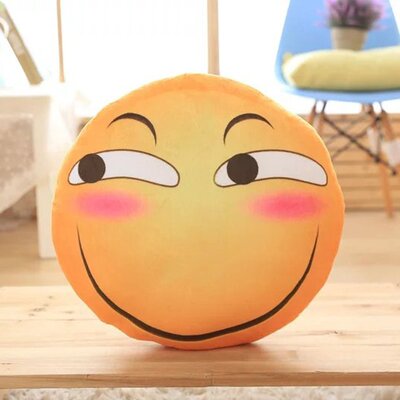 抱枕表情包_顽皮脸表情动漫周边斜眼笑恶搞毛绒表情包