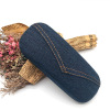 Compression glasses case customized cowboy canvas glasses case myopia optics glasses case frame Mirror box Manufactor Direct selling Compression glasses case customized cowboy canvas glasses case myopia optics glasses case frame Mirror box Manufactor Direct selling